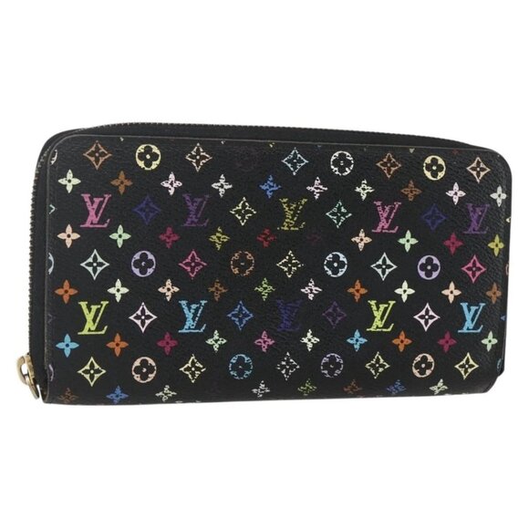 Louis Vuitton Handbags - LOUIS VUITTON Monogram Multicolor Zippy Wallet Wallet Black M60243 Auth bs31331